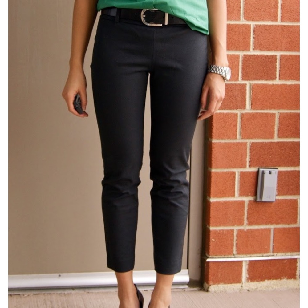 Jcrew Minnie Pant Black, 0p